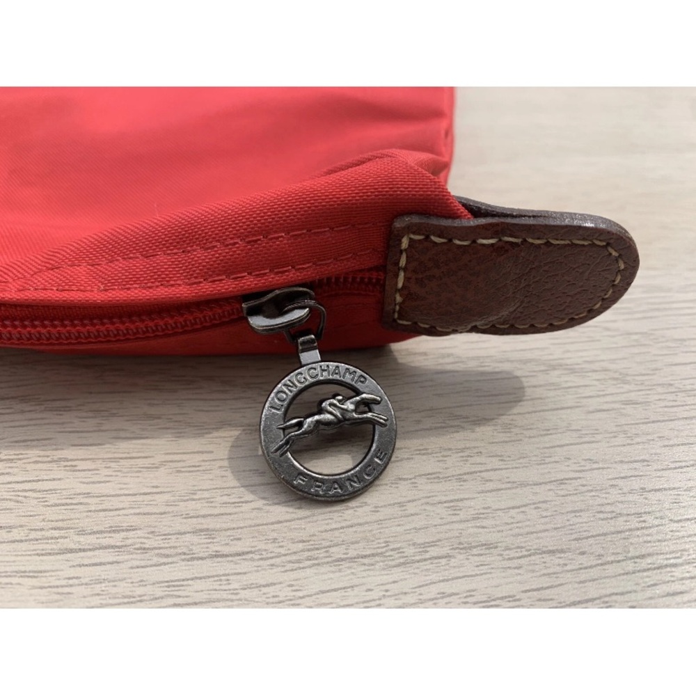 Longchamp Les Pliages Red Nylon Sac Pliant M - Picture 4 of 12